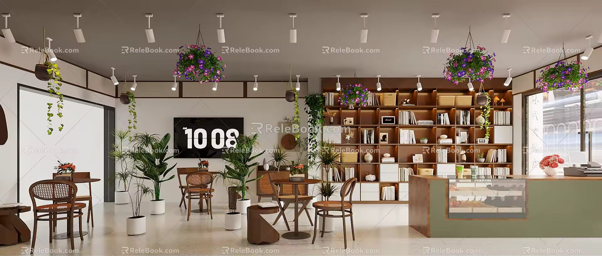 Nordic Milk Tea Shop 3d model