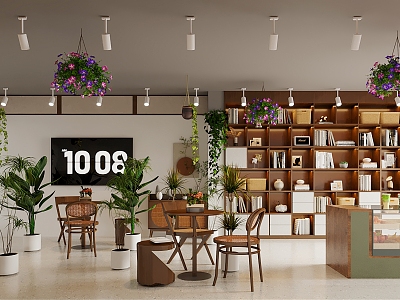 Nordic Milk Tea Shop 3d model
