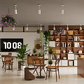 Nordic Milk Tea Shop 3d model