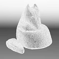 Cute Fox Shaped Orange Red Plush Bean Bag Chair With Soft Texture And Adorable Design