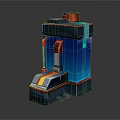 Modern Sci-Fi Equipment Sci-Fi Items Sci-Fi Components High-Tech Components 3d model