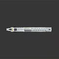 White And Black Building Block Constructed Detailed Pistol Toy Weapon Model Replica