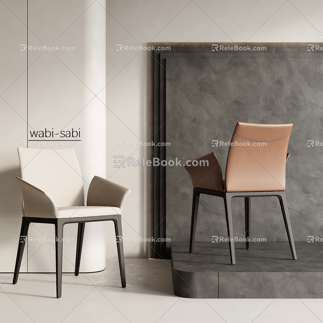 Dining Chair Single Chair 3d model