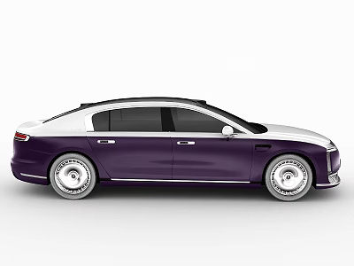 Sleek Purple and White Modern Sedan Car Exterior Design With Stylish Wheels 3d model Sleek Purple and White Modern Sedan Car Exterior Design With Stylish Wheels 3d model