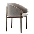 Elegant Light Gray Velvet Accent Chair With Gold Metal Legs And Curved Backrest