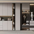Modern shoe cabinet 3d model