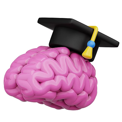 Modern Doctor Hat Brain Cartoon Doctor Hat 3d model Modern Doctor Hat Brain Cartoon Doctor Hat 3d model