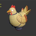 Electric Toy Chicken With Yellow Body Red Comb Orange Beak Cute Design For Kids Interactive Playtime Fun