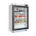 Transparent Glass Door Freezer With Canned Food Storage And Digital Temperature Control