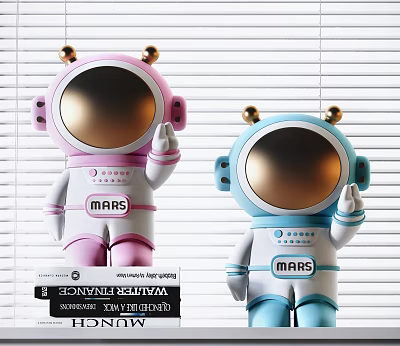 Astronaut Decoration Ornaments Astronaut Children's Toy Ornaments Astronaut Furnishings 3d model