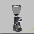 Modern Electric Coffee Grinder Machine For Home Kitchen Use 3d model