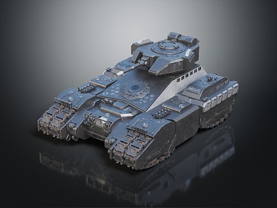 Future Tank Modern Tank Sci-Fi Tank 3d model