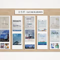 Wooden Wall Mounted Culture Bulletin Board Displaying Various Cultural Notices