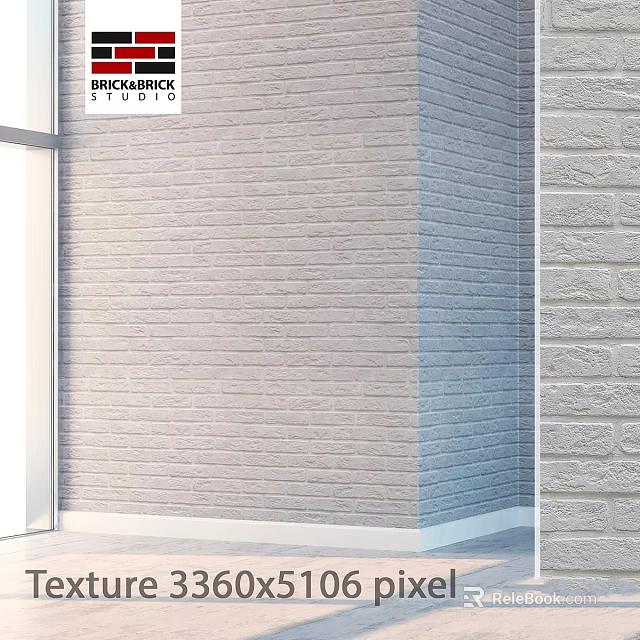 Gray Brickslip Decorative Wall Cladding Components For Modern Interiors 3d model