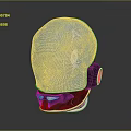 Futuristic Modern Helmet With Mesh Design Reflective Surface And Metallic Side Panel
