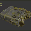 Tactical Military Weapon Sight Device With Metal Body And Adjustable Control Knobs