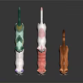 Colorful Cat Figurines With Various Colors Standing Poses And Shiny Surfaces