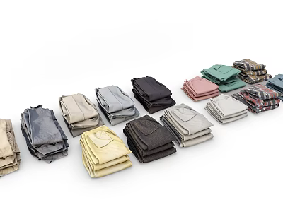 Modern clothes 3d model Modern clothes 3d model