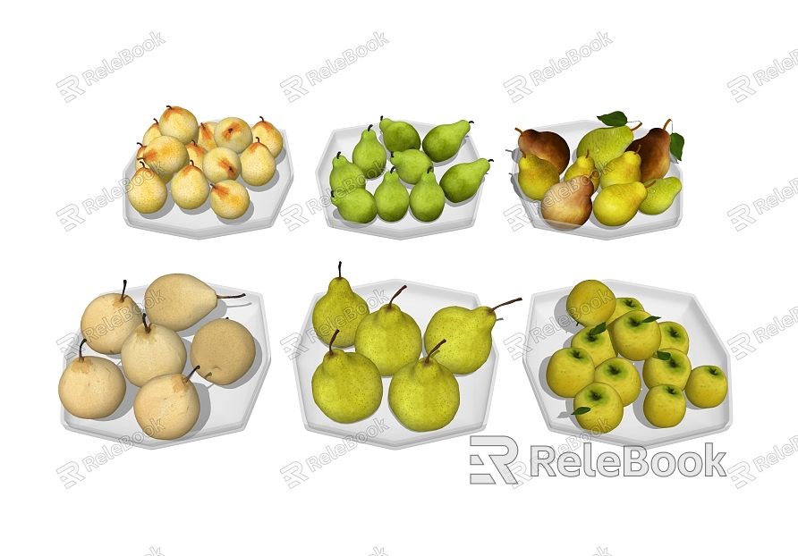 Pear fruit model