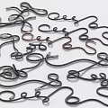 Colorful Coiled Data Charging Cables as Daily Life Essentials with Black Red and Other Colors