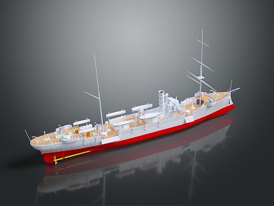 modern engineering ship industrial ship digging ship gold mining ship model