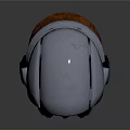 Sci-Fi Helmet Alien Helmet-Helmet High Tech Helmet Game Helmet Helmet 3d model