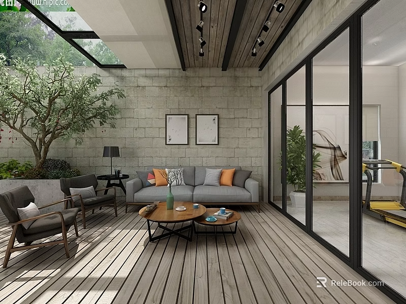 Modern Bathroom Interior Design Featuring Shower Sauna And Wellness Relaxation Space 3d model 