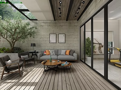 Modern Bathroom Interior Design Featuring Shower Sauna And Wellness Relaxation Space 3d model