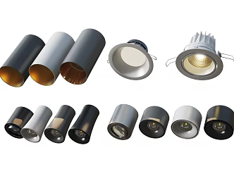 Modern Downlight Spotlight 3d model