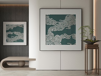 New Chinese Decorative Painting 3d model