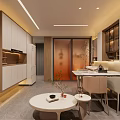 Modern Apartment A Panoramic Trim 3d model