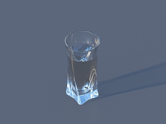 Glass Cup Beer Cup 3d model