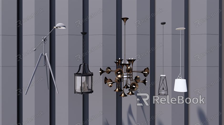 Industrial LOFT luminaire combination chandelier model