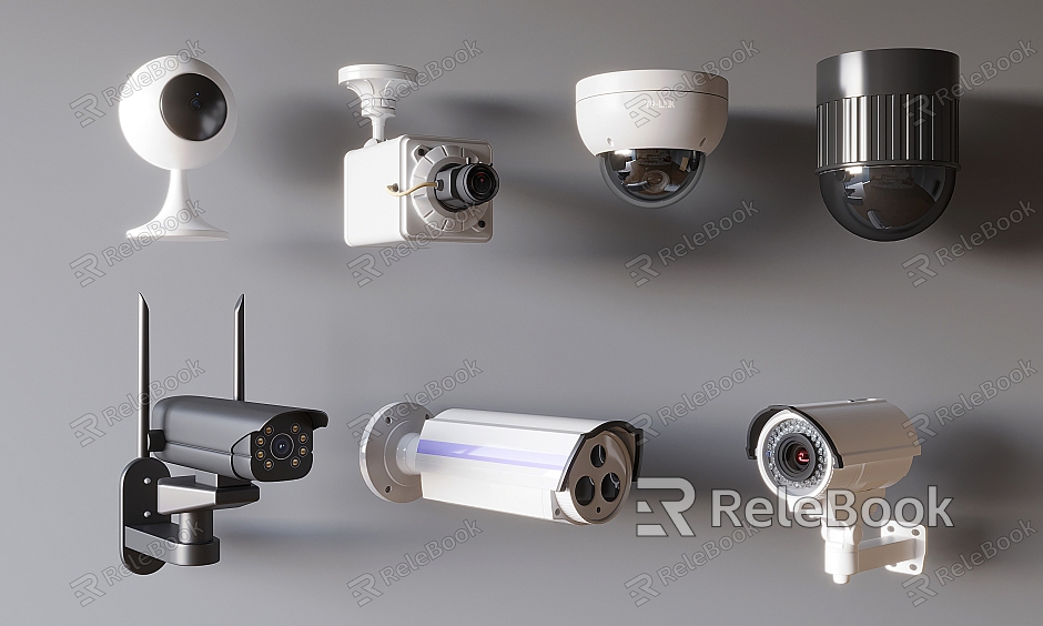 Surveillance camera monitor spherical camera infrared monitor probe monitoring combination model