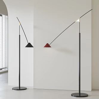 Italian minimalist floor lamp 3d model