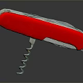 Red Multifunctional Swiss Army Knife With Bottle Opener For Daily Living Supplies