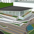 Modern Stadium Architecture Stadium Architecture 3d model
