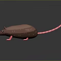 Cartoon Mouse Anime Mouse Anime Mouse Cartoon Character Cartoon Animal Cartoon Small Animal Game Character 3d model