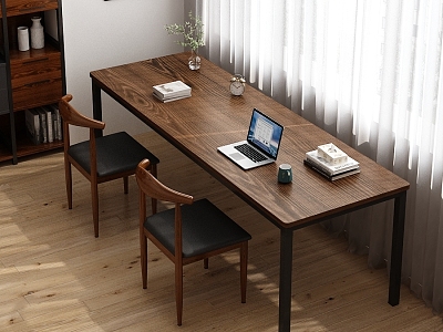 Study Desk Study Table Office Desk 3d model