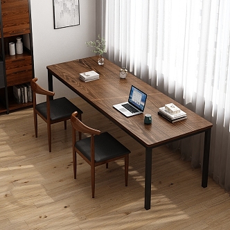 Study Desk Study Table Office Desk 3d model