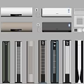 Multiple Models of Stylish Air Conditioner Fans with Modern Designs and Color Options