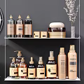 Stylish Bathroom Accessories With Shelves Towel Rack Towels Bottles And Mirror Decor