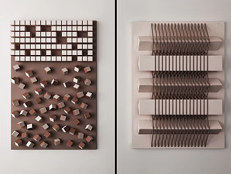 Modern Wall Decoration 3d model