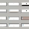 Different Styles of Wall Mounted Air Conditioners with Modern Designs and Colors