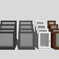 Various Window Frames In Different Colors And Styles For Home Use