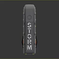 Modern Emergency Response Vehicle With Yellow Warning Lights Red Emblem And Multi Wheel Design
