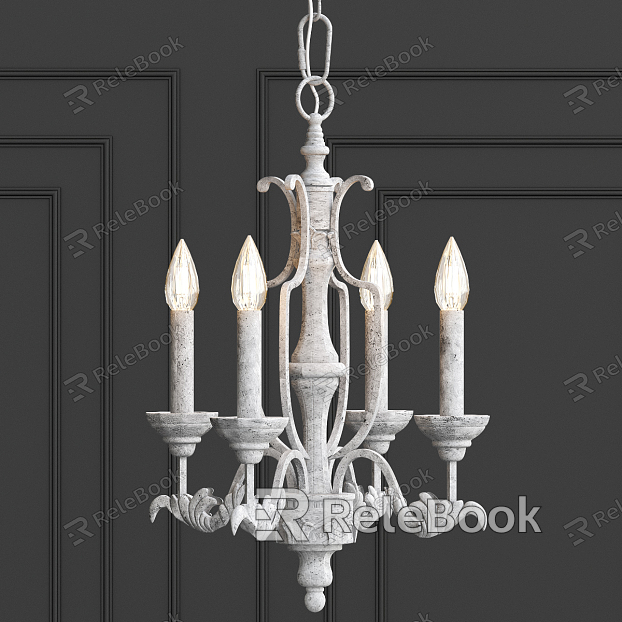 European-style chandelier model