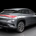 Silver Modern SUV Car With Sleek Aerodynamic Body And Sporty Wheels Design