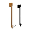 Modern Wall Lamps With Brown And Black Long Design For Home Decor