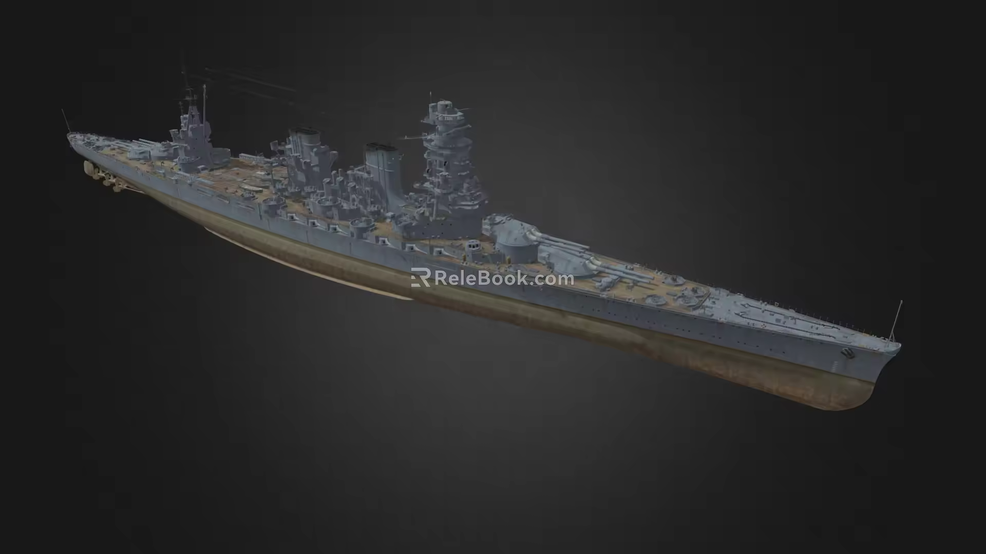 Warship Dreadnought Class Destroyer Battleship Cruise Ship Frigate Ship Carrier Low Face Number Low Model Simple Model Game Movie Class Super Writing 3d model